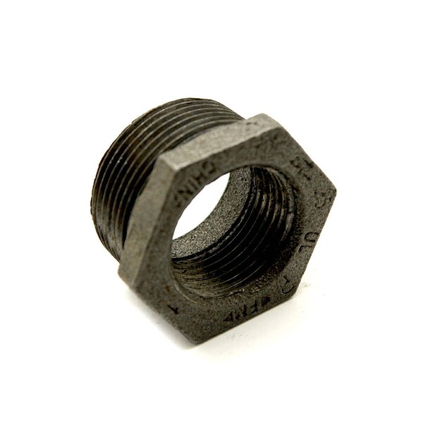 1-1/4 Inch X 1/2 Inch Black Steel Bushing